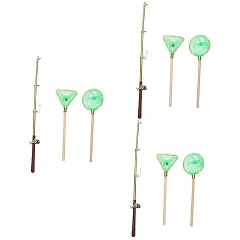TOYANDONA Miniature Fishing Pole Accessories Set Cover