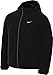 Nike Men's Form Dri-Fit Hooded Versatile Jacket, Black/Reflective Silver, X-Large