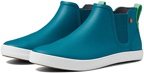 BOGS Women's Kicker Rain Chelsea Shoe, Dark Turquoise, 10 | Image 3