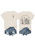 Western Shirts for Women Cowgirl Shirt Vintage Cowboy Country Graphic T Shirt Bible Verse Christian...
