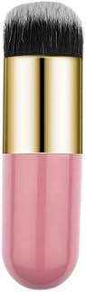 فرشاة كريم أساس، فرشاة مكياج ممتلئة مناسبة لمزج مستحضرات التجميل السائلة أو الكريمية أو البودرة خالية من العيوب، (لون وردي)
