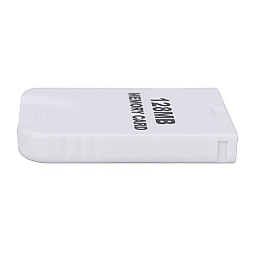 HDE 128MB (2048 Blocks) White Memory Card for Nintendo GameCube or Wii Consoles