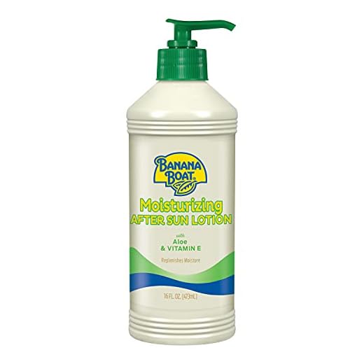 Banana Boat Moisturizing After Sun Lotion with Aloe and Vitamin E, 16oz | After Sun Care, Banana Boat After Sun Lotion, Sunburn Relief, 16oz