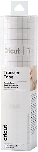 Cricut 1 Sheet | 30.5cm x, Vinilo, 3.6m (12ft), Transfer Tape, Talla única