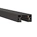 WAC Lighting, H Track 6FT Single Circuit 120V with 2 Endcaps in Black
