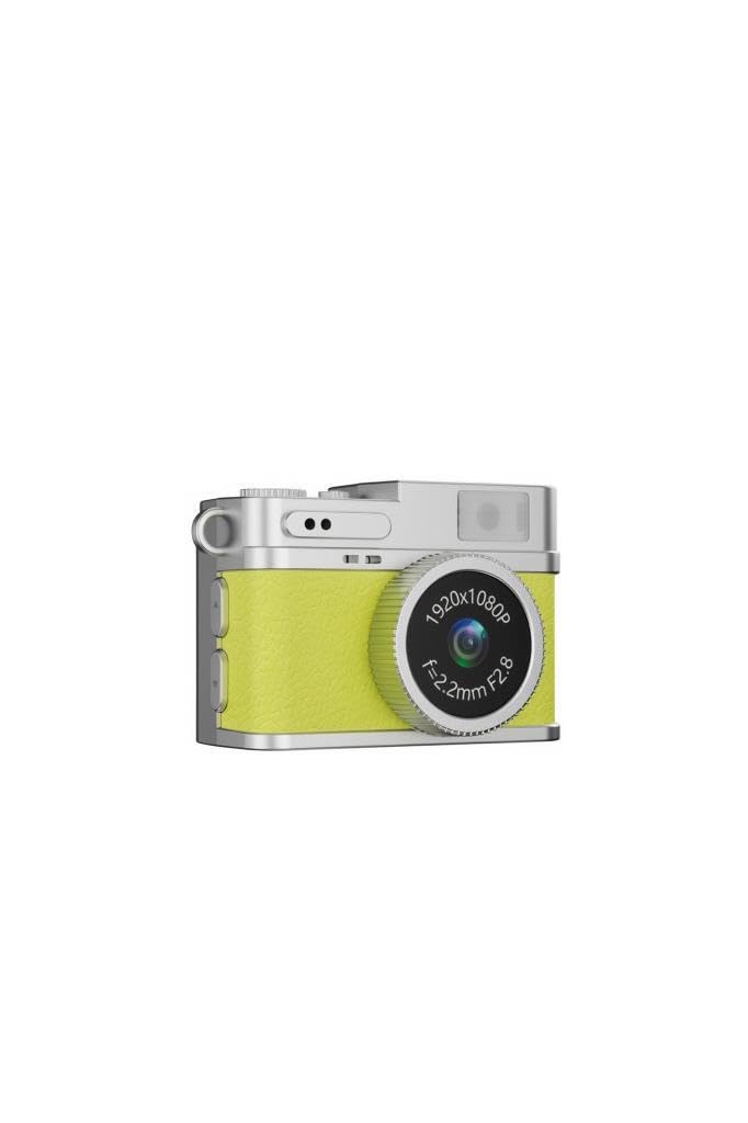 Dijital Fotoğraf Makineleri Video Kamera Mini Anahtarlık 1080P CMR35 Sarı