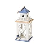 Farol portavelas faro navy muy versátil que puedes encajar en un ambiente marinero.
