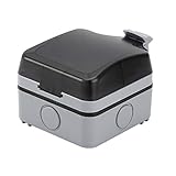 Die Abdeckung kann Ihre Steckdose auch im Freien vor Staub und anderen Schäden schützen.