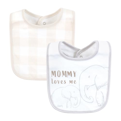 Image of Hudson Baby Unisex Baby Cotton Bib and Sock Set, Little Peanut, One Size