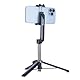 Rollei Smartphone Selfie Tripod: Mini-Stativ mit Fernauslöser, höhenverstellbar bis 65,6 cm. 3-in-1: Stativ, Selfie-Stick. Bluetooth, kompakt & stabil. Ideal für unterwegs! (Klemmhalterung)