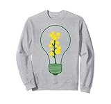 Light Bulb With Yellow Flowers SanDesign