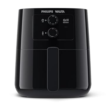 Fritadeira Airfryer Série 3000 Grill Edition Philips Walita com 4.1L de capacidade Preta 1400W 110v - HD9202/91
