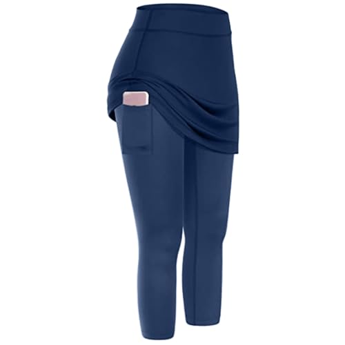 [ECVGHD] Women Gym High Waist Pilates Pants with Side Pockets Stretchy Workout Leggings