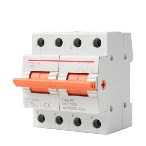 Commutateur inverseur manuel 2P 125A pour basculer sur l'énergie solaire