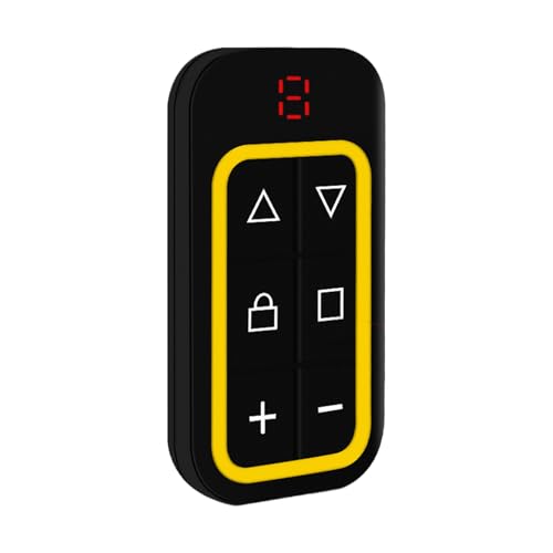 Birtern Mando a distancia de garaje | Transmisor remoto de 6 botones - Abridor de puerta para apartamento al aire libre, entrada de vehículos, seguridad a la propiedad, acceso diario