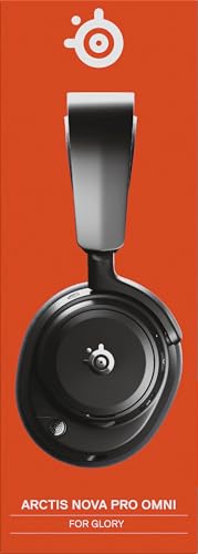 Arctis Nova Pro Omni - Cuffie gioco wireless Hi-Res, 96kHz/24bit, ANC, Mic ClearCast Pro, Filtro antirumore IA, App mobile, Mix 2,4GHz + BT, OmniPlay PC+PlayStation+Xbox - Grafite - Cuffia gaming - Immagine 18