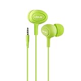 Ideus PHF700GN - Auriculares Tipo Manos Libres con Cable Fino, Color Verde