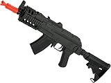 Evike Airsoft - CYMA Sport Full Size AK Beta Spetsnaz AEG Airsoft Rifle w/RIS & LE Stock