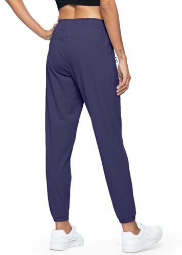 Image of Haowind Joggers for Women with Pockets Elastic Waist Workout Sport Gym Pants Comfy Lounge Yoga Running Pants