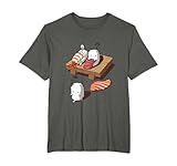 Divertido Sushi Caminar Dormido, Japonés Foodie Camiseta