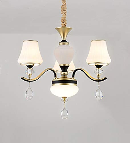 Lustre de salon en fer forgé pour illuminer une étude sombre