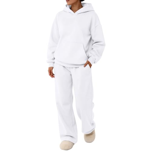 moolBeko Cozy Sets for Women Baggy Sweatpants Oversized Hoodies Sets
