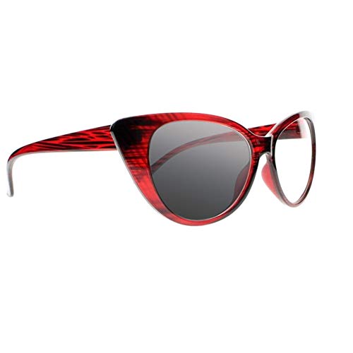 Transition Photochromic Bifocal Women Cat Eye Reading Glasses UV Protection Sunglasses Readers