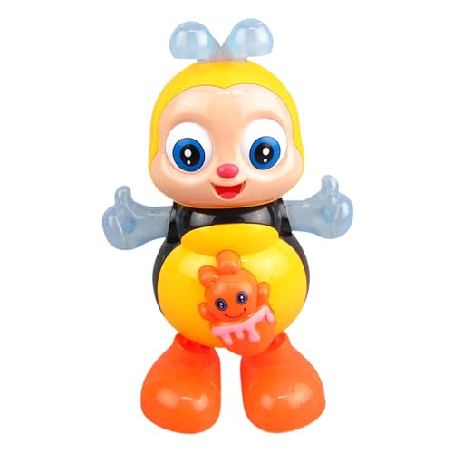 Générique Dance Toy – Preschool Bee with Lights and Music for Learning | PP with Interactive Design, Educational Sensory Developmental Toy for Kids Singing Dancing Birthday Christmas