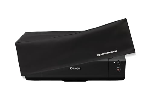 DigitalDeckCovers Dust Cover for Canon imagePROGRAF PRO-300 / PRO-310 & Pixma PRO-200 Printers – Antistatic, Water-Resistant, Scratch-Resistant, Black – Premium Protection for Home & Office Printing