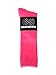 Unisex Child Kid Size Solid Neon Colored Knee High Sport Team Socks with No Stripes (US, Alpha, One Size, Regular, Neon Pink)