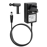 25.2V 1A Massage Gun Charger Adapter Battery Power Adapter Replacement Charging Supply Electric Massagers Battery Charger Cable with LED Indicator Universal UK Household Wide Voltage Adaptability