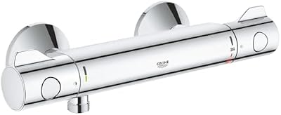 Grohe 800 34562000 Grifo termostático monomando para baño y ducha, Cromado lateado
