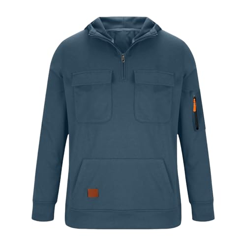 Boys Oversized Hoodies Half Zip Up Sweatshirts Long Sleeve Preppy Pullover Shirts Fall Winter Warm Athletic Tops3