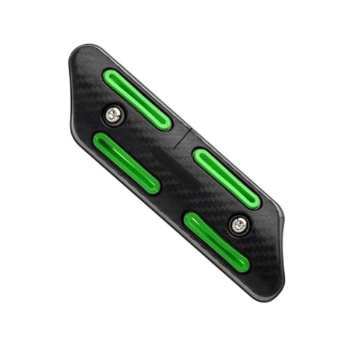Bouclier thermique moto premium en véritable fibre de carbone pure