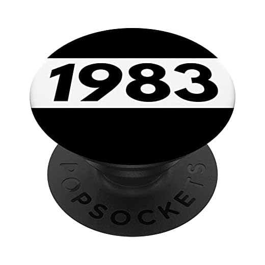 Cumpleaños en 1983 Nacido en 1983 Cumpleaños Vintage 1983 PopSockets PopGrip Intercambiable