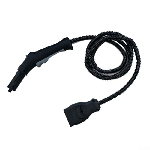 UrbanHui Manguera de conexión de repuesto de 2,5 m con mango e interruptor compatible con limpiador de vapor Karcher SC5 SC5 Premium SG4/4 SC5800C