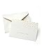 Gartner Studios Gold Foil Dots Thank You Cards, Ivory and Gold Foil Blank Thank You Notes, 3.5” x 5”, Set of 50 Blank Notecards with Envelopes (13745)