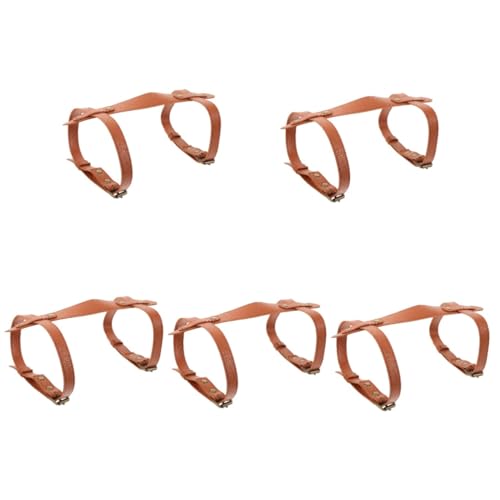 BESPORTBLE 5pcs Outdoor Blanket Carrying Strap Pu Material for Camping Picnics and Travel and Storage for Beach Mats Picnic Pads and Rugs Lightweight and Design