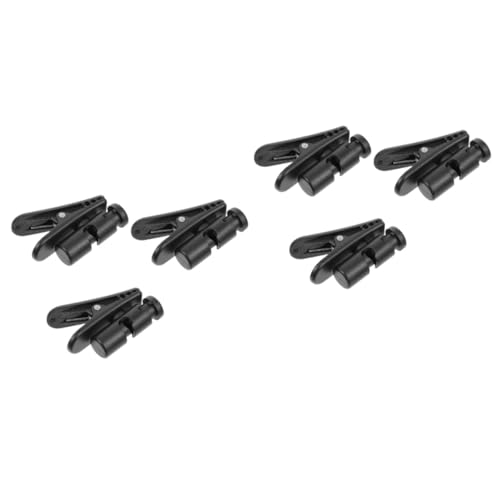 OSALADI 6piezas Clip Organizador De Cables De Auriculares Fijación Para Cable De Micrófono Soporte Estable Para Uso Interior y Exterior Compatible La Mayoría De Auriculares