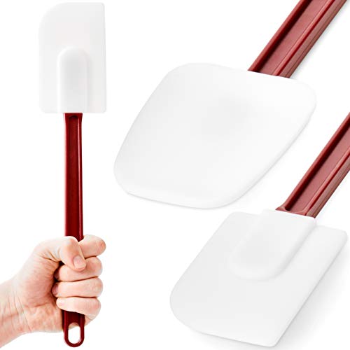 Pro Grade, Heavy Duty Spatula and Spoonula Combo Pk. Long, Heat Resistant 14