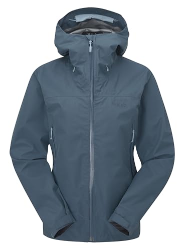 Rab Women's Namche Gore-Tex Jacket - GTX Waterproof Breathable Rain Shell for Hiking & Everyday Use