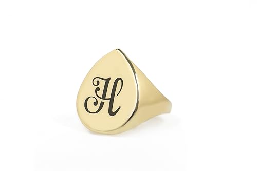 Bague vintage or 24k gravure poire : le cadeau d'anniversaire mémorable et précieux