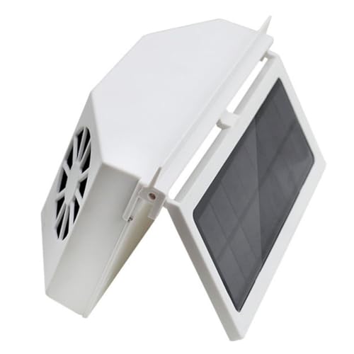 Ventilateur solaire pour voiture et fêtes estivales - Air frais lors des pique-niques