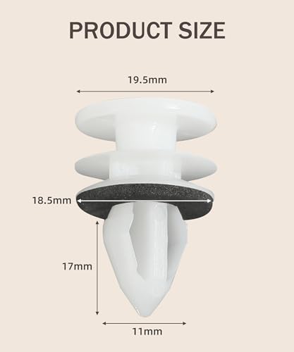 bylikeho 30PCS Door Panel Clips,Car Retainer Clips,Door Trim Panel Retainers Clips,Car Accessories Panel Retainer Clip Replacement,Car Push Retainer Clips Panel Moulding Clip,Replace #115190