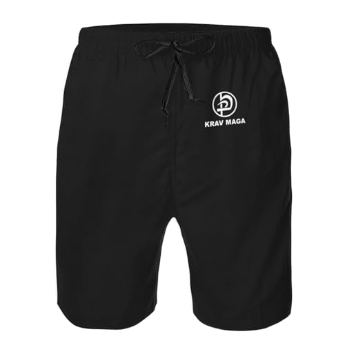 Krav MAGA Logo Men's Beach Shorts Man Swim Briefs4