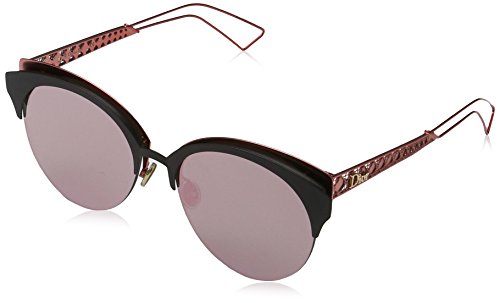 Dior 233563-0EYM Sunglasses MTBLK CRL w/GRAY 55mm