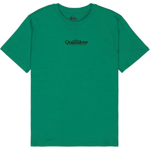 Quiksilver Fineline SS - Camiseta de Manga Corta para Hombre, Color Verde