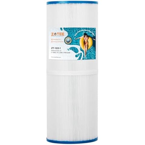 ZOTEE PRB50-In Spa Filter Replaces Unicel C-4950,Darlly 40506,Guardian 413-212-02,Filbur Fc-2390,03Fil1600,17-2380,Jacuzzi J200 Series Filter,Cal Spa Hot Tub Filter,1 Pack Cover