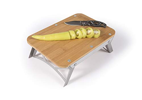 image for nCamp Universal Portable Outdoor Camping Elevated Prep Cutting Board S