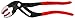 Knipex Tools 81 11 250 10" Pipe & Connector Pliers with Soft Jaws,